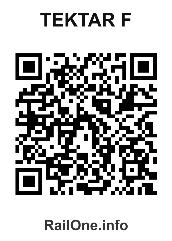 RailOne QR Code for Tektar F station