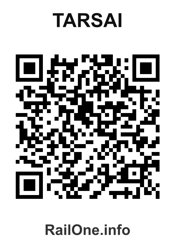RailOne QR Code for Tarsai station
