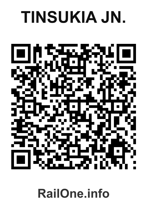 RailOne QR Code for Tinsukia Jn. station