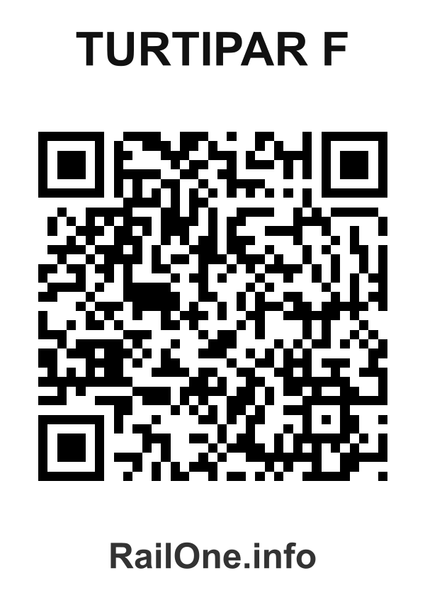RailOne QR Code for Turtipar F station