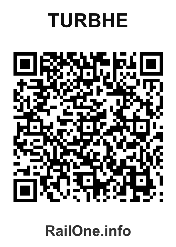 RailOne QR Code for Turbhe station