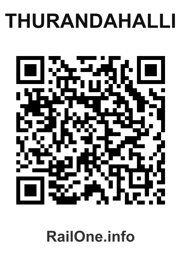 RailOne QR Code for Thurandahalli station