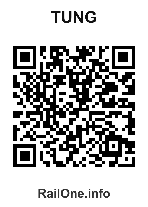 RailOne QR Code for Tung station