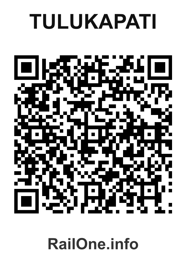 RailOne QR Code for Tulukapati station