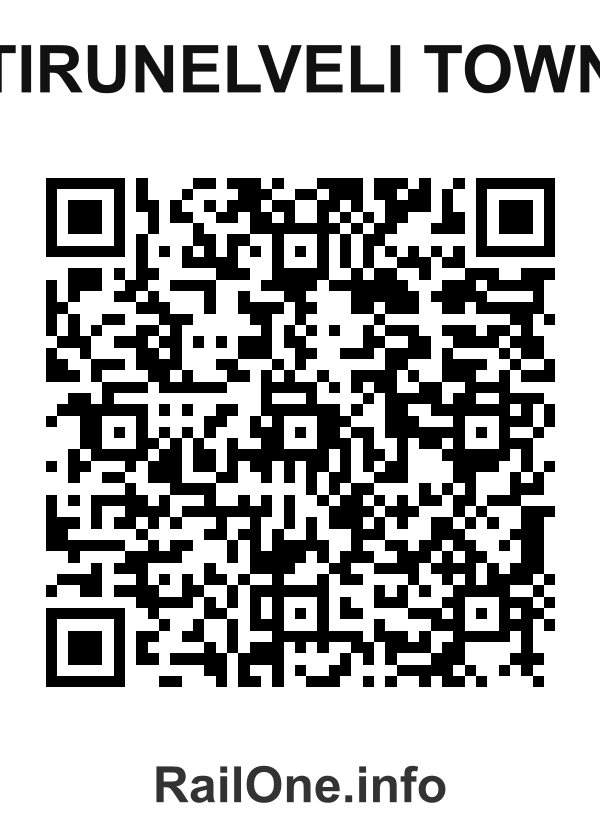 RailOne QR Code for Tirunelveli Town station