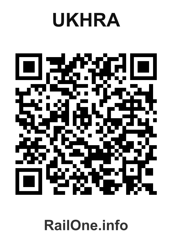 RailOne QR Code for Ukhra station