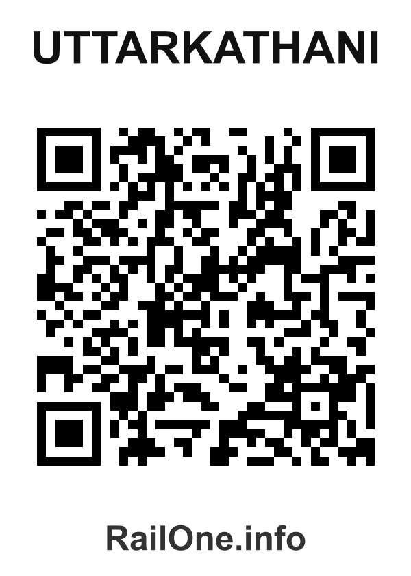RailOne QR Code for Uttarkathani station