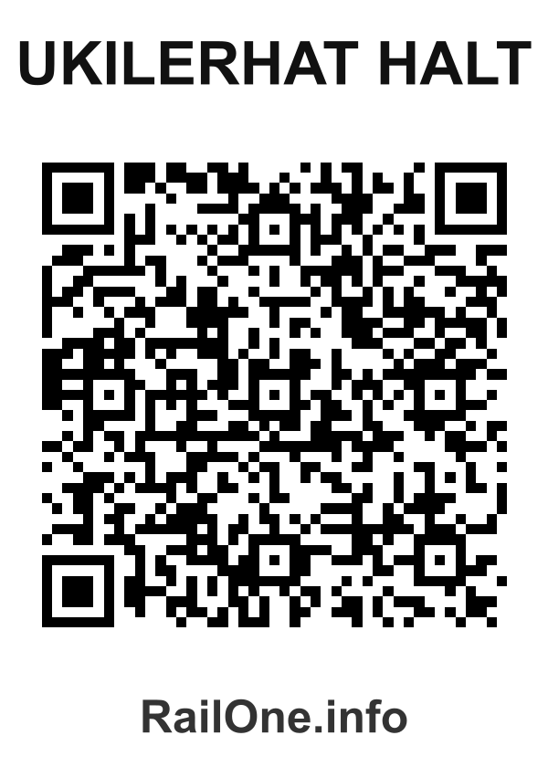 RailOne QR Code for Ukilerhat Halt station