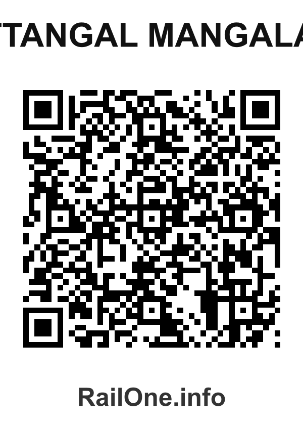 RailOne QR Code for Uttangal Mangalam station