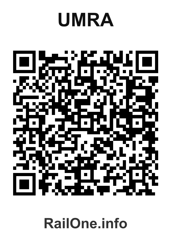 RailOne QR Code for Umra station