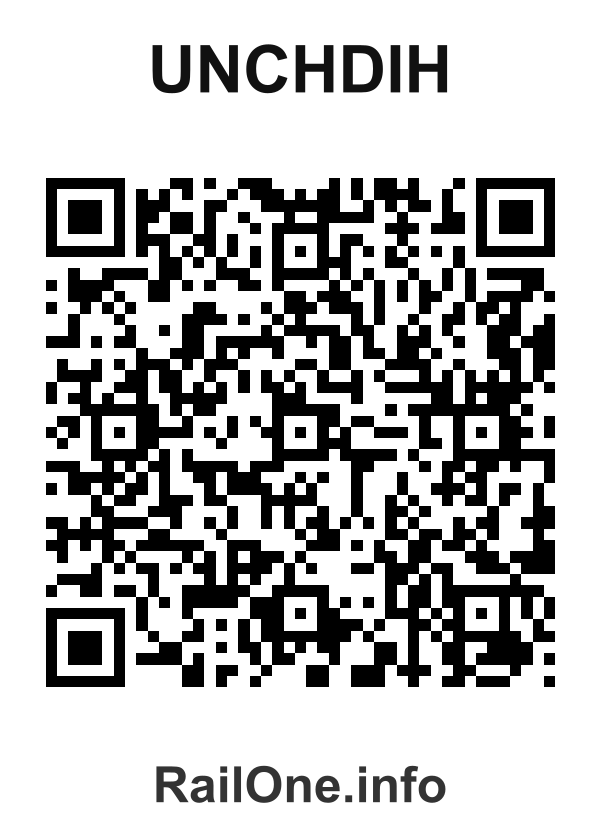 RailOne QR Code for Unchdih station
