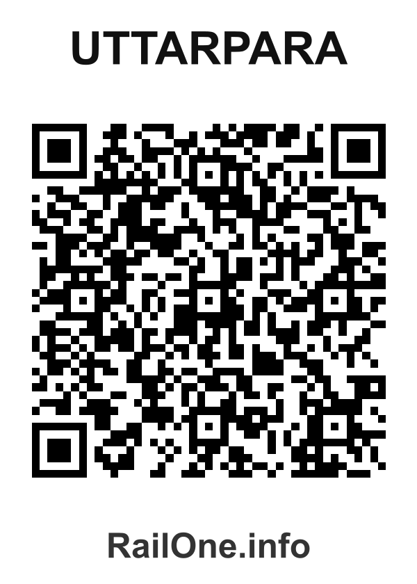 RailOne QR Code for Uttarpara station