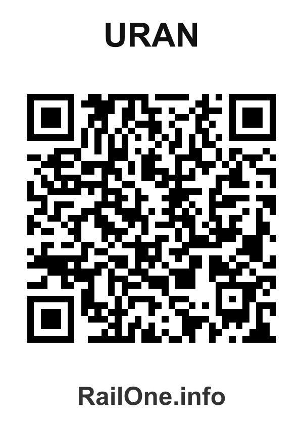 RailOne QR Code for Uran station