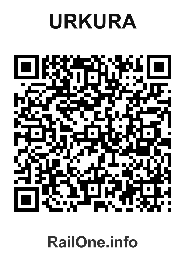 RailOne QR Code for Urkura station