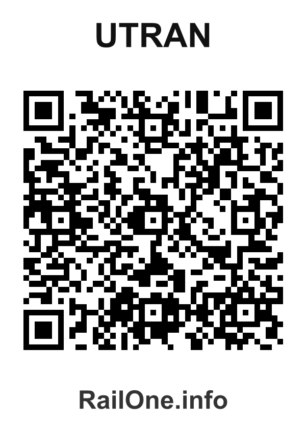 RailOne QR Code for Utran station