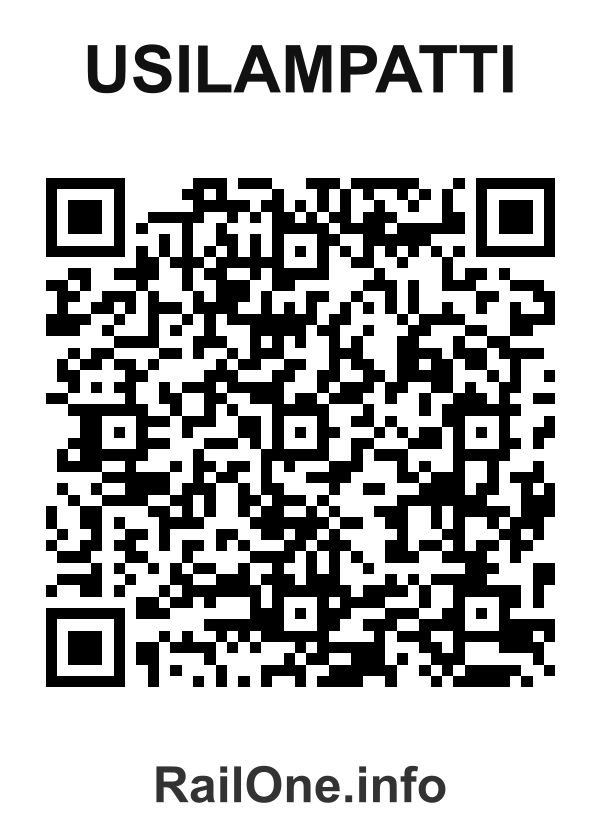 RailOne QR Code for Usilampatti station