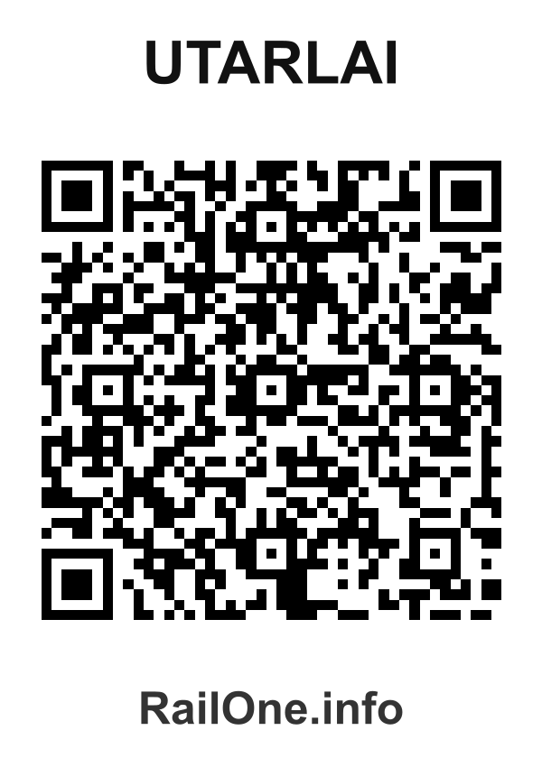 RailOne QR Code for Utarlai station