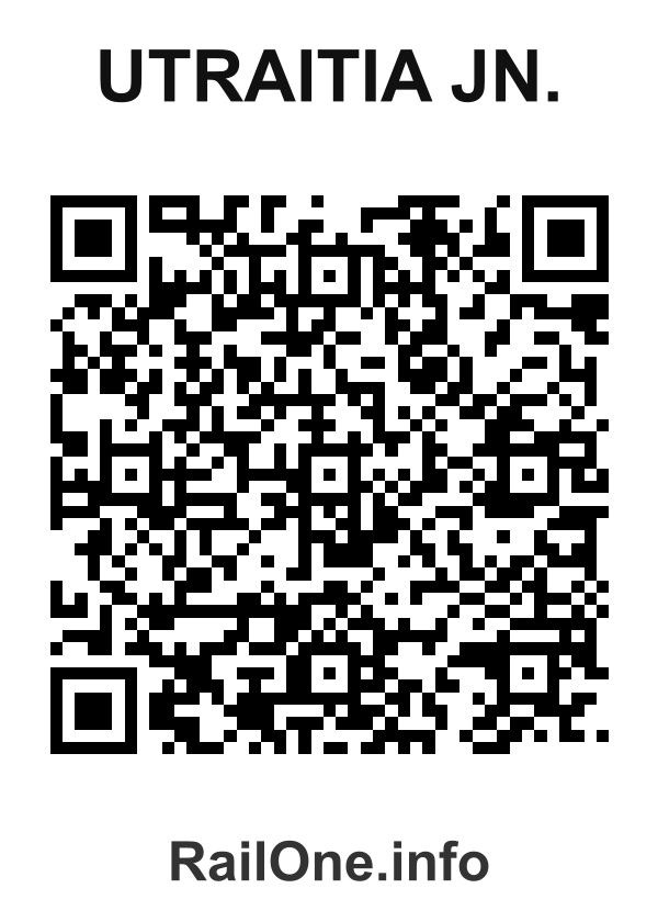RailOne QR Code for Utraitia Jn. station