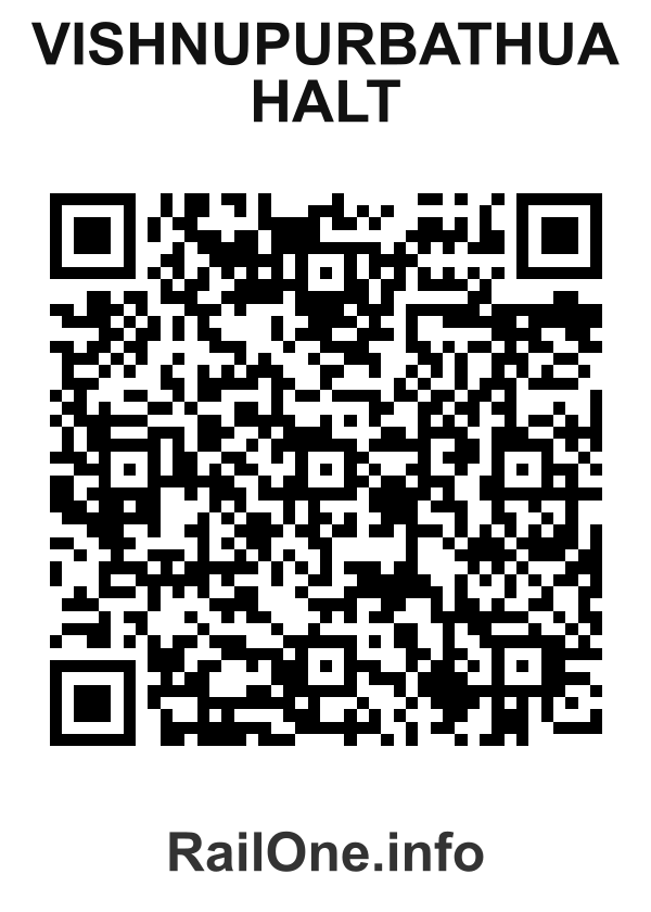 RailOne QR Code for Vishnupurbathua Halt station