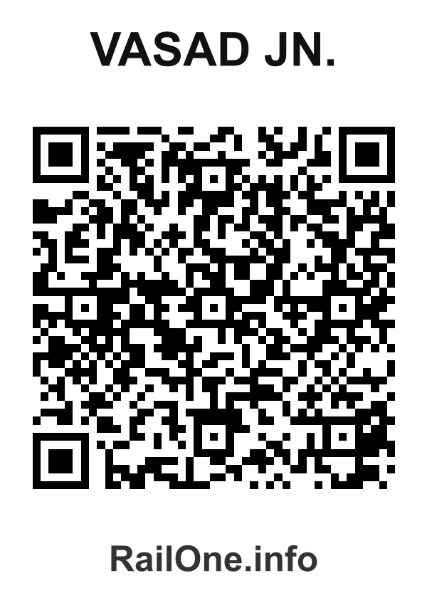 RailOne QR Code for Vasad Jn. station
