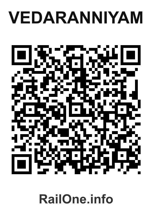RailOne QR Code for Vedaranniyam station