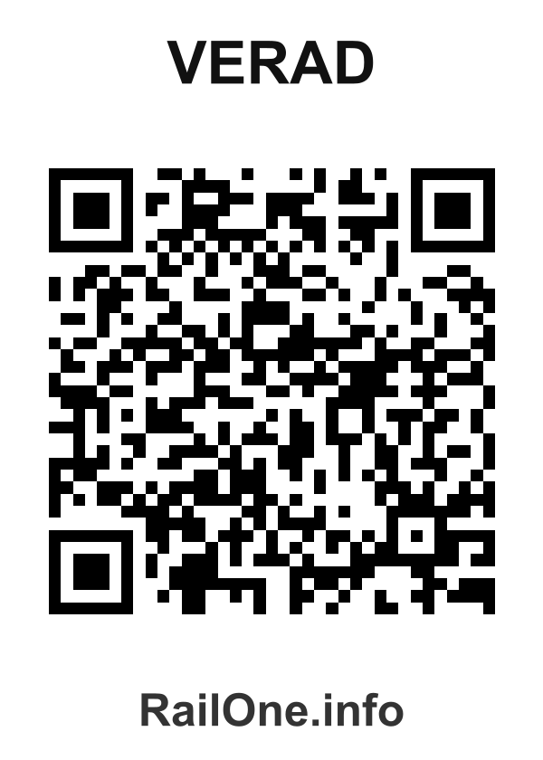 RailOne QR Code for Verad station
