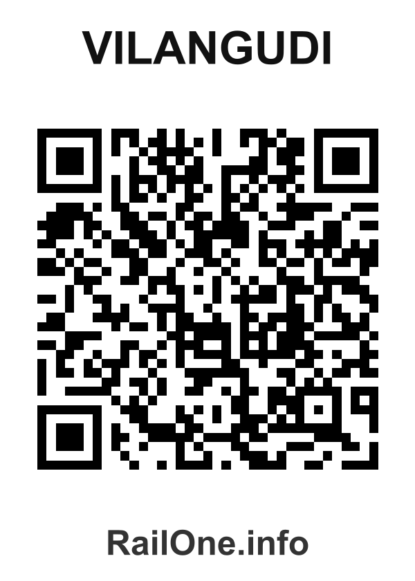 RailOne QR Code for Vilangudi station