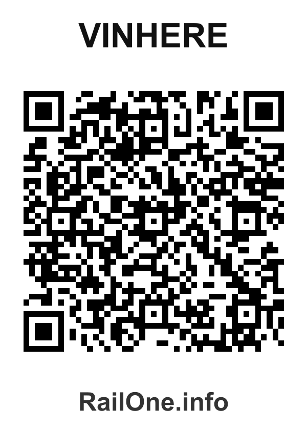 RailOne QR Code for Vinhere station