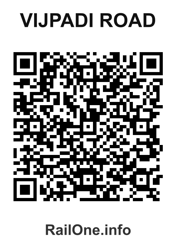RailOne QR Code for Vijpadi Road station