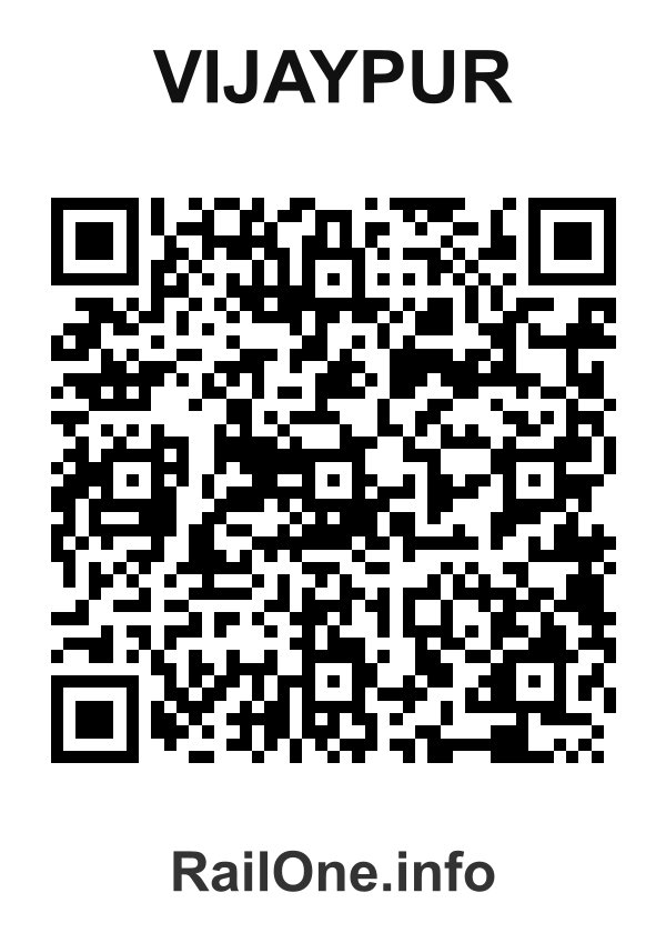 RailOne QR Code for Vijaypur station