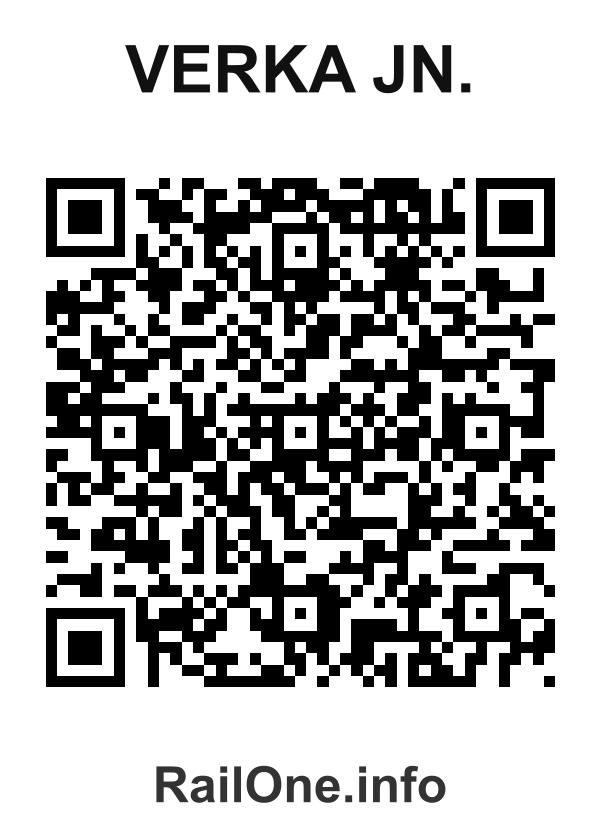 RailOne QR Code for Verka Jn. station