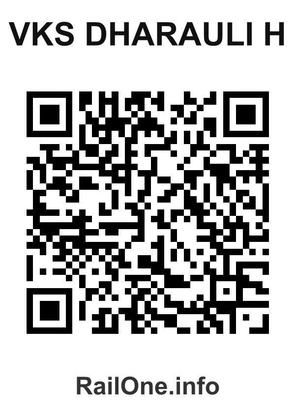 RailOne QR Code for Vks Dharauli H station