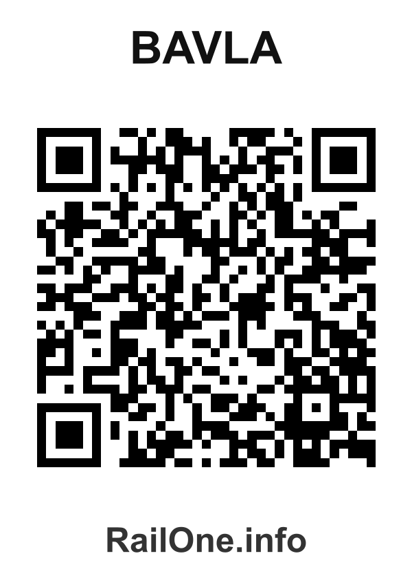 RailOne QR Code for Bavla station