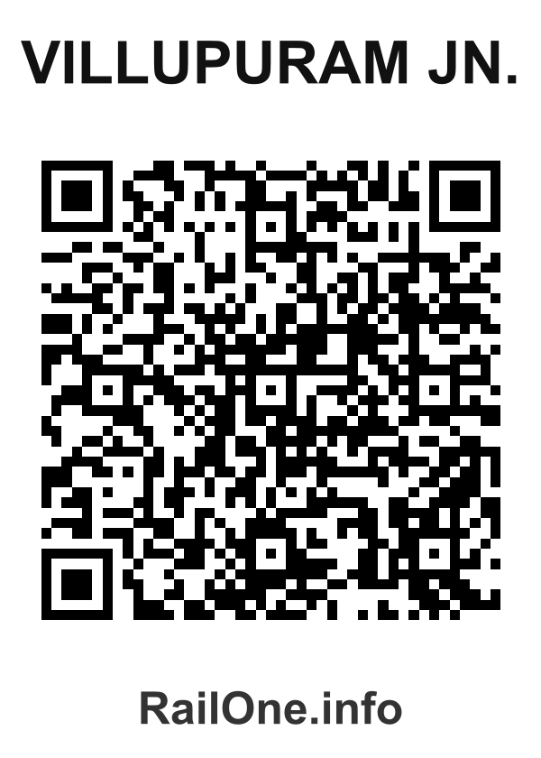 RailOne QR Code for Villupuram Jn. station