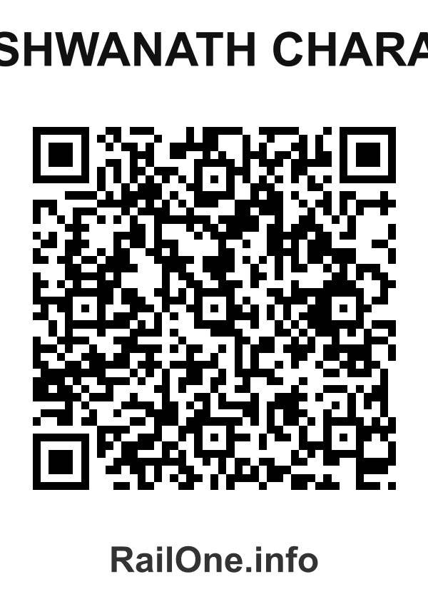 RailOne QR Code for Vishwanath Charali station