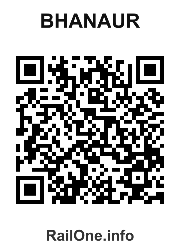 RailOne QR Code for Bhanaur station