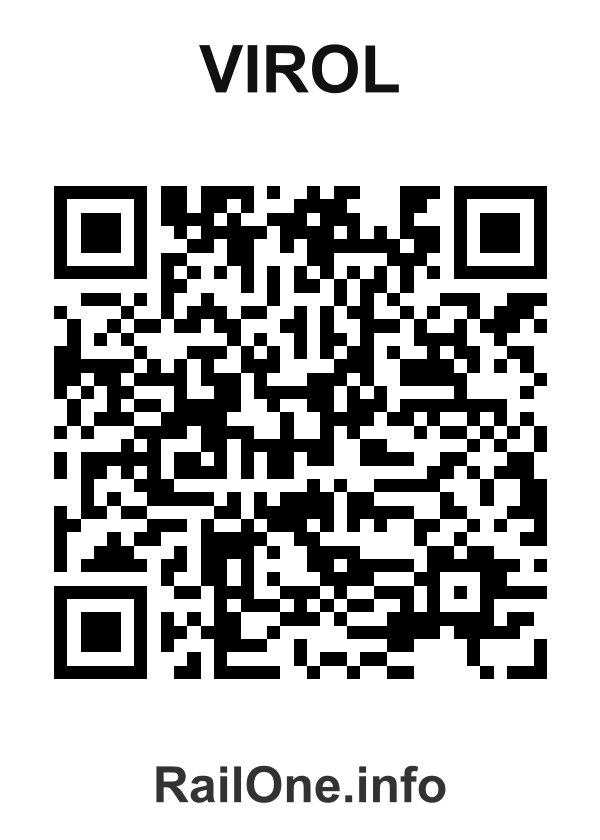 RailOne QR Code for Virol station