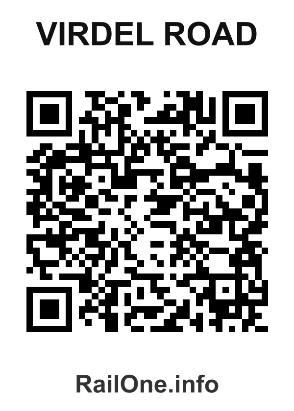 RailOne QR Code for Virdel Road station