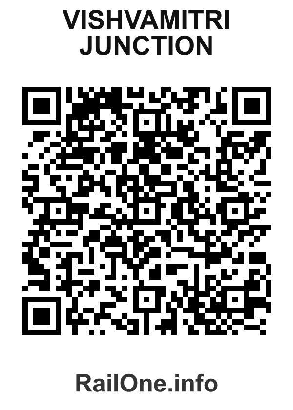 RailOne QR Code for Vishvamitri Junction station