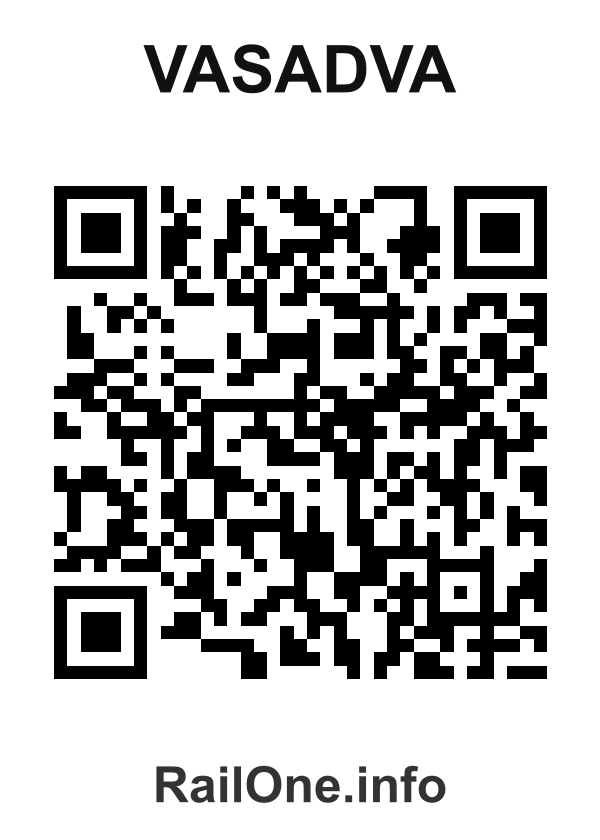RailOne QR Code for Vasadva station