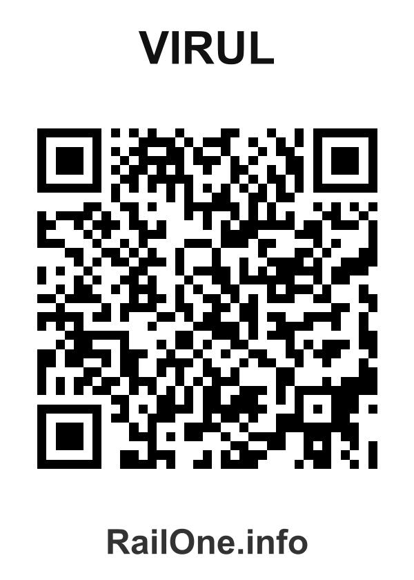 RailOne QR Code for Virul station
