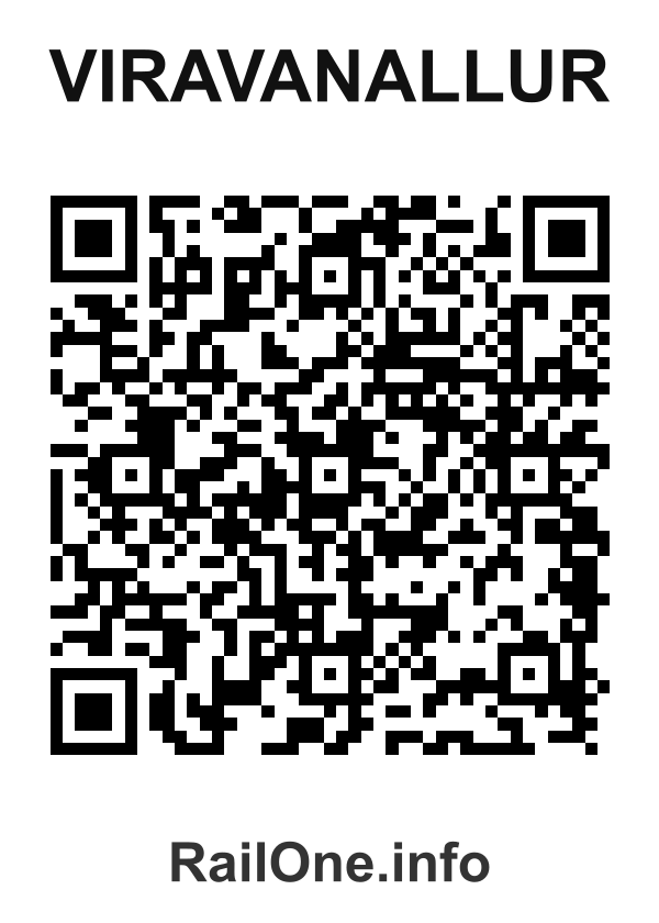 RailOne QR Code for Viravanallur station
