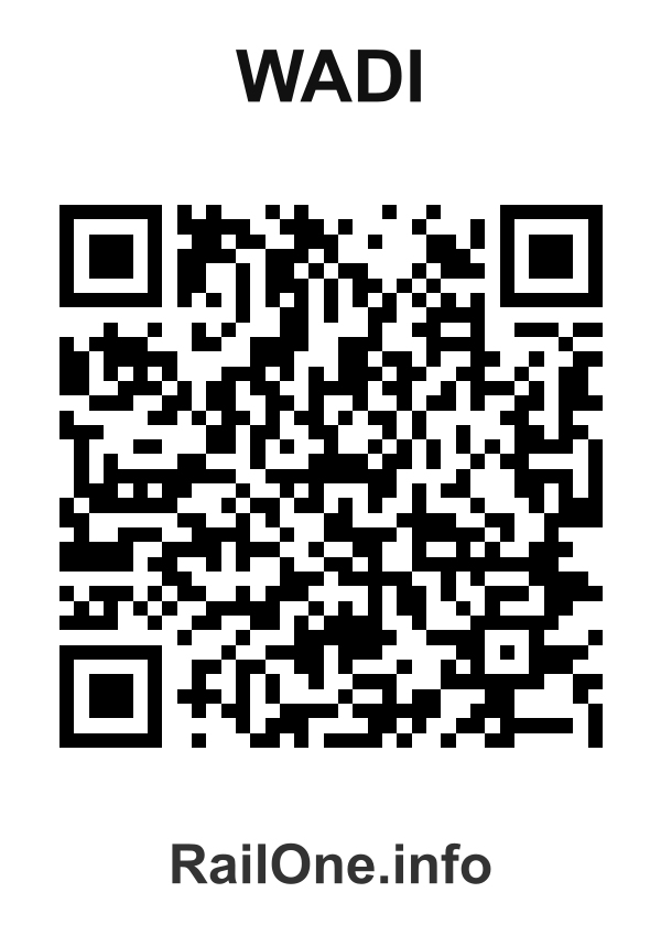 RailOne QR Code for Wadi station