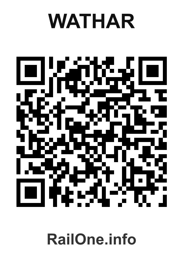 RailOne QR Code for Wathar station