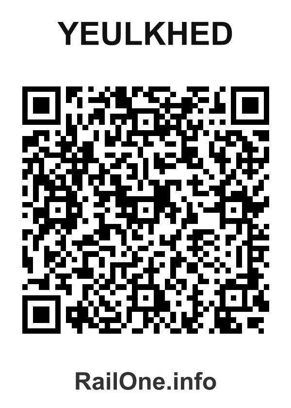 RailOne QR Code for Yeulkhed station