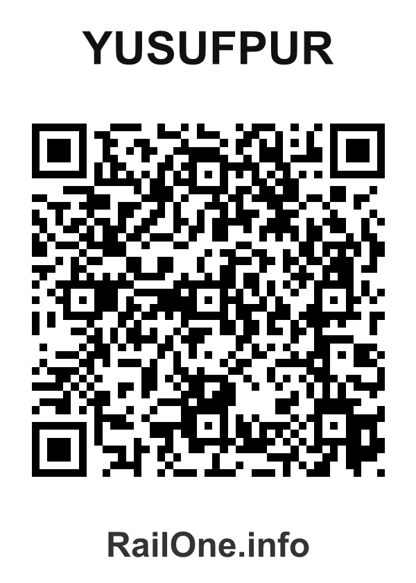 RailOne QR Code for Yusufpur station
