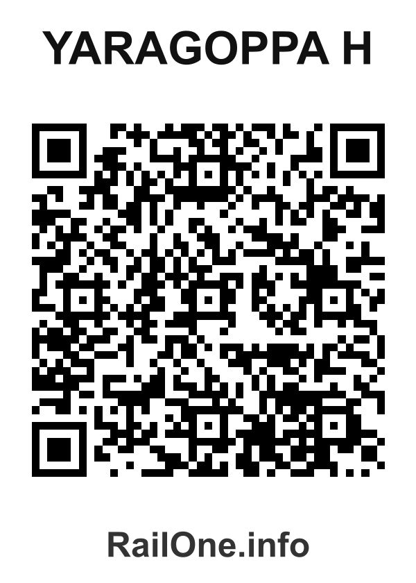 RailOne QR Code for Yaragoppa H station