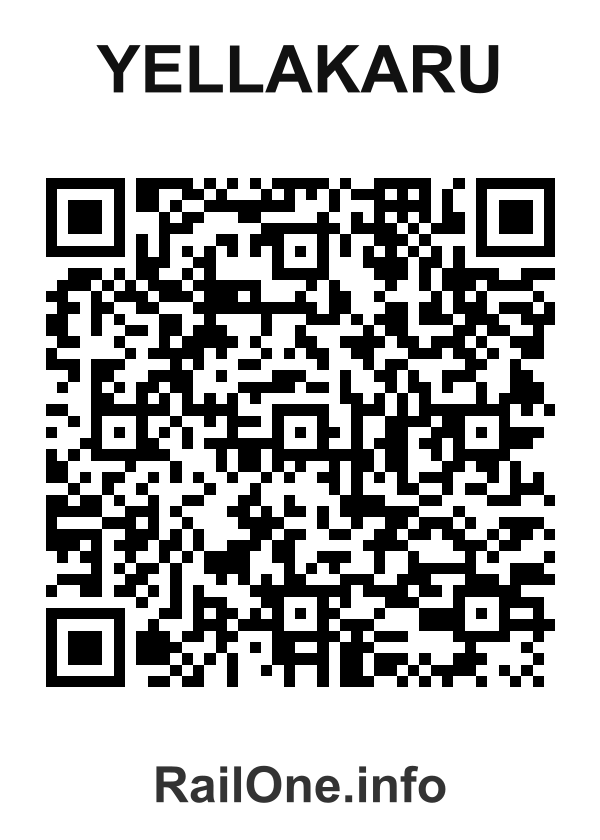 RailOne QR Code for Yellakaru station