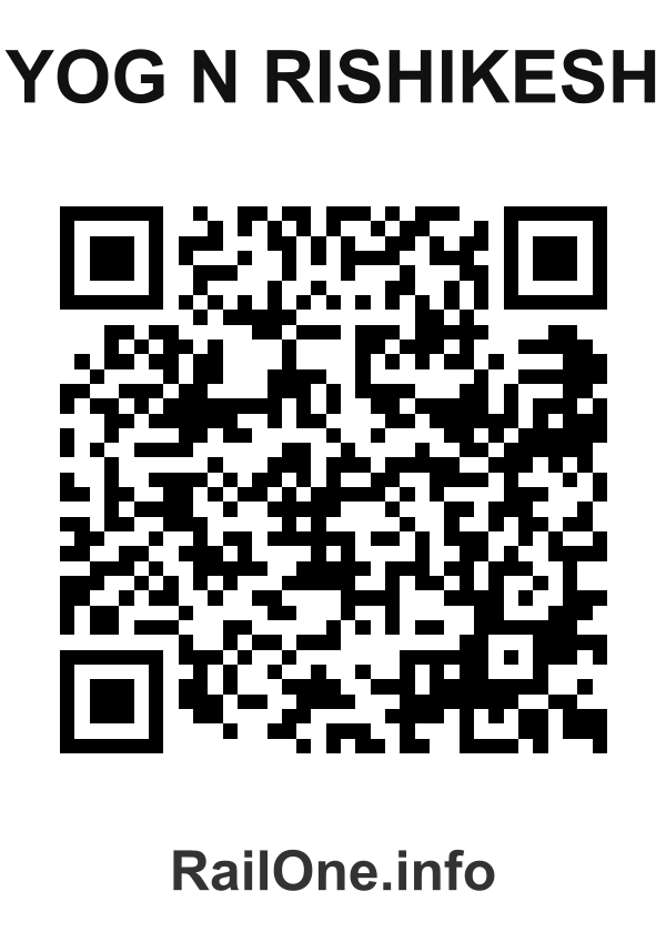 RailOne QR Code for Yog N Rishikesh station