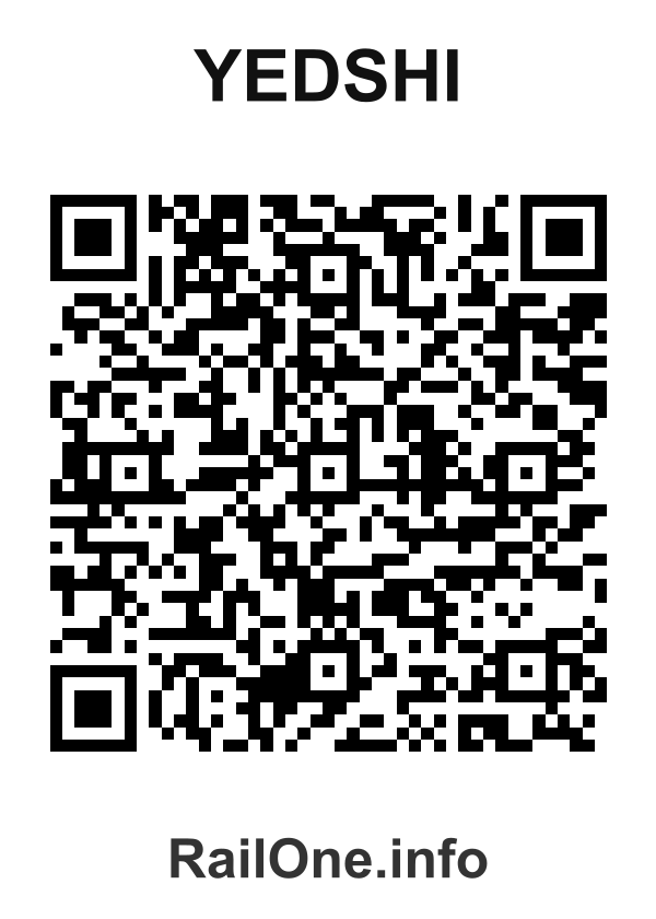 RailOne QR Code for Yedshi station